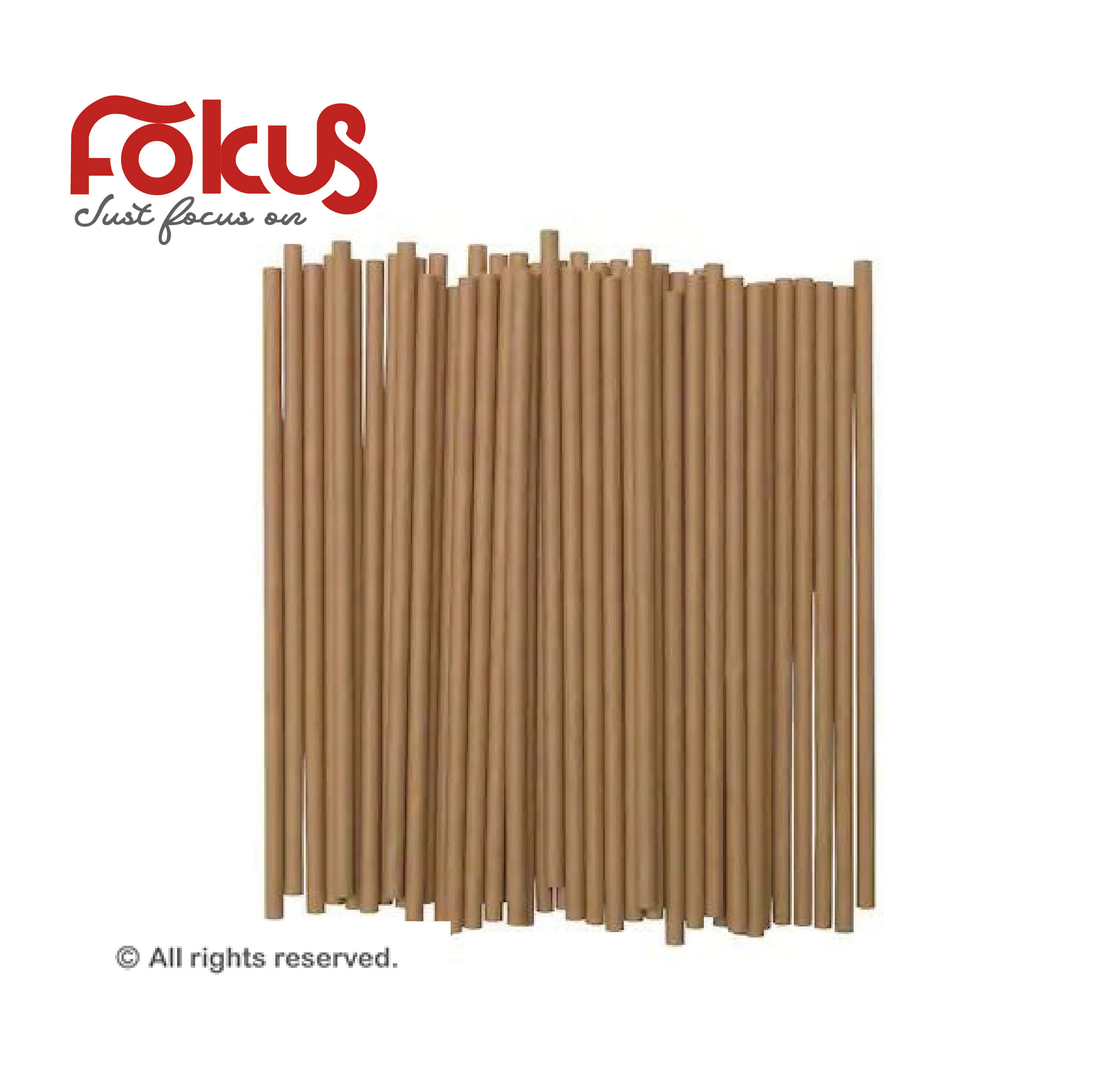 Starch straws from the Eco Series – biodegradable alternative to plastic straws